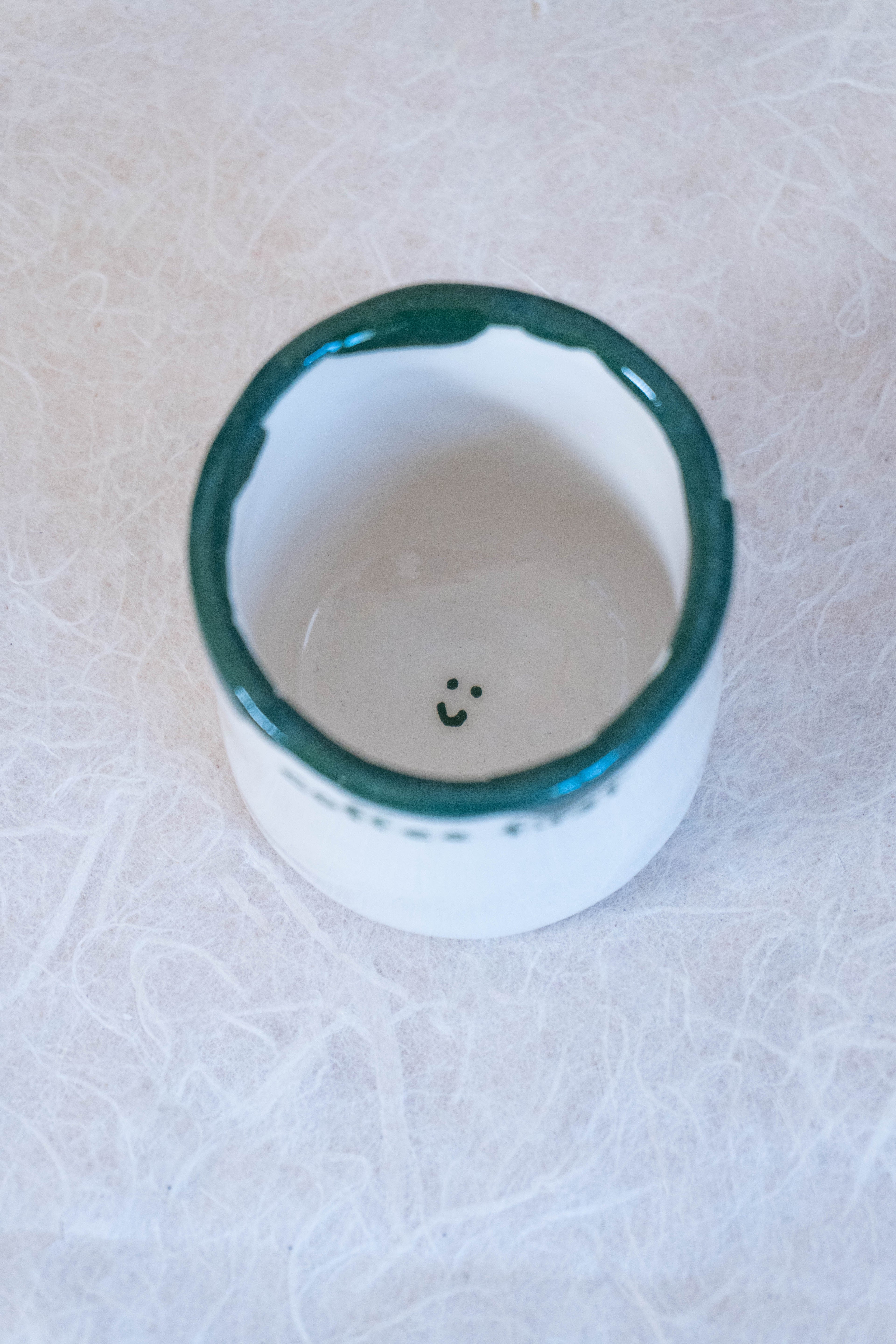 Bicchierino "coffee first" verde erba