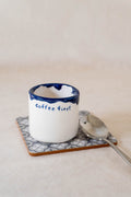 Bicchierino "coffee first" blu notte