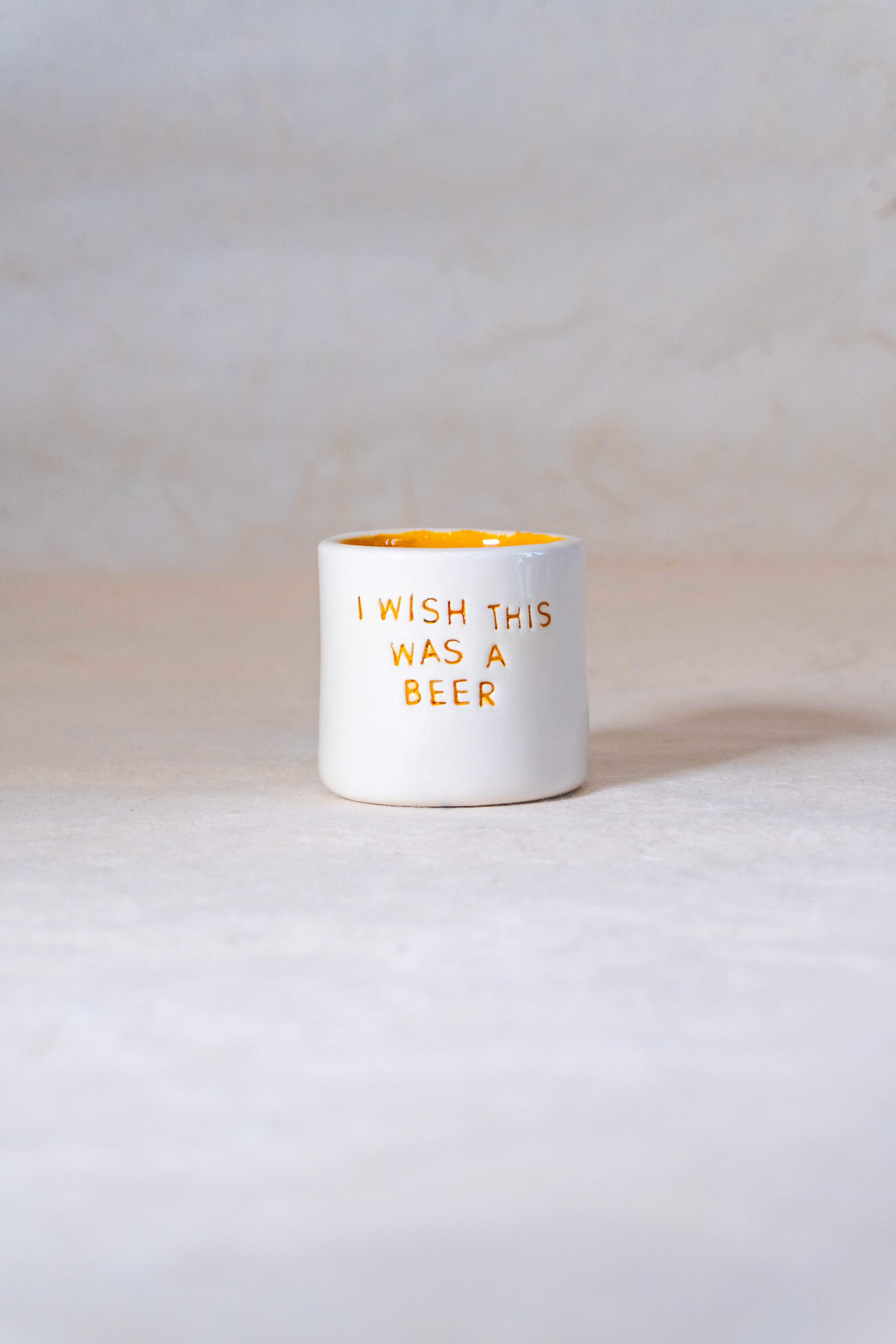 Bicchierino espresso "I WISH THIS WAS A ..."