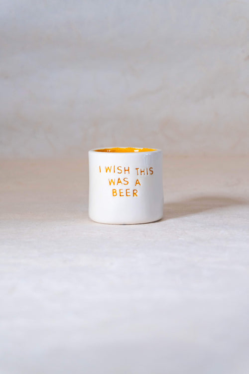 Bicchierino espresso "I WISH THIS WAS A ..."