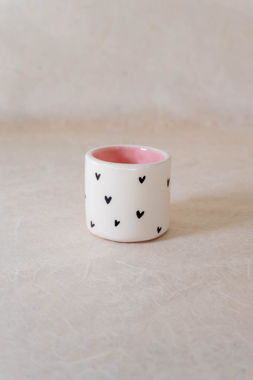 Bicchierino espresso CUORI NERI