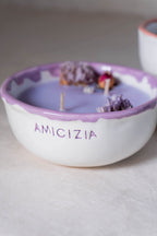 Ciotola piccola con CANDELA - PERSONALIZZATA