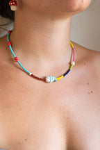 Collana con pesciolino turchese