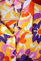 Camicia leggera con fantasia floreale