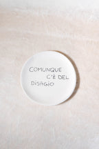 Piattino con frase effetto matita