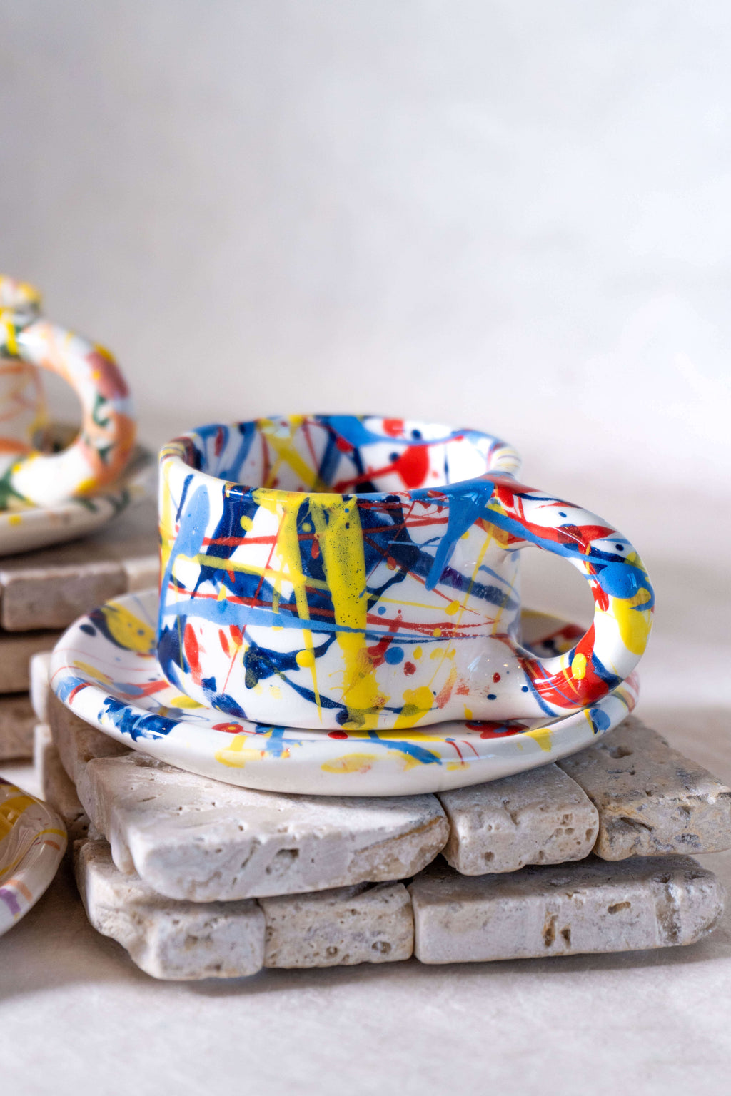 Tazzina espresso POLLOCK - colori vari