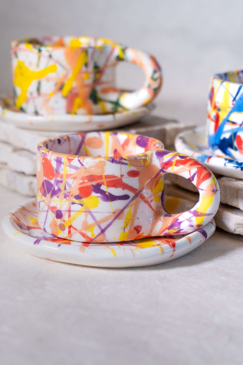 Tazzina espresso POLLOCK - colori vari