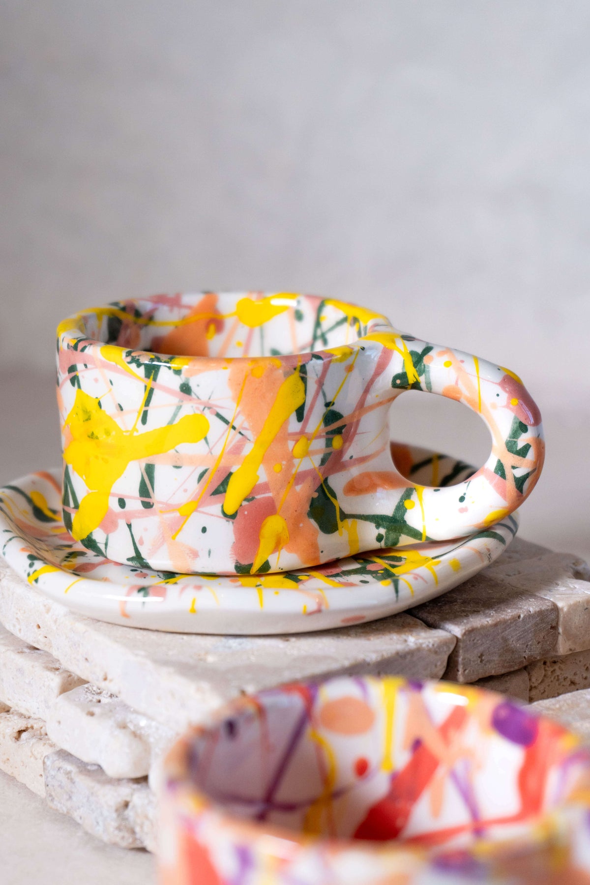Tazzina espresso POLLOCK - colori vari