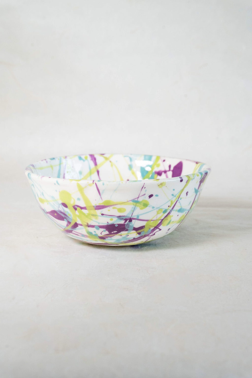 Ciotole POLLOCK - turchese, lime, viola