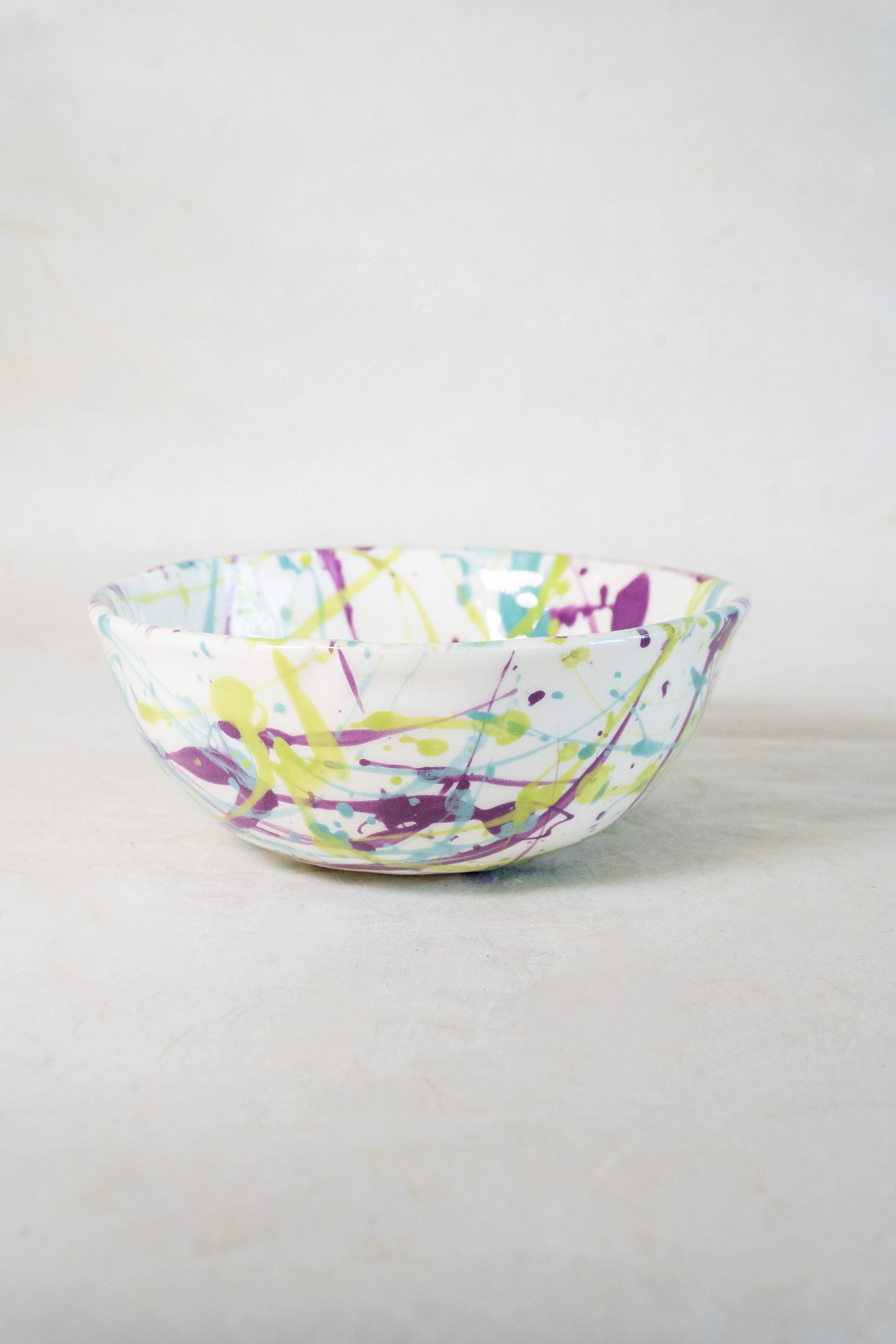 Ciotole POLLOCK - turchese, lime, viola