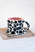 Tazza da latte MUCCATA "in realtà necessito di vino"