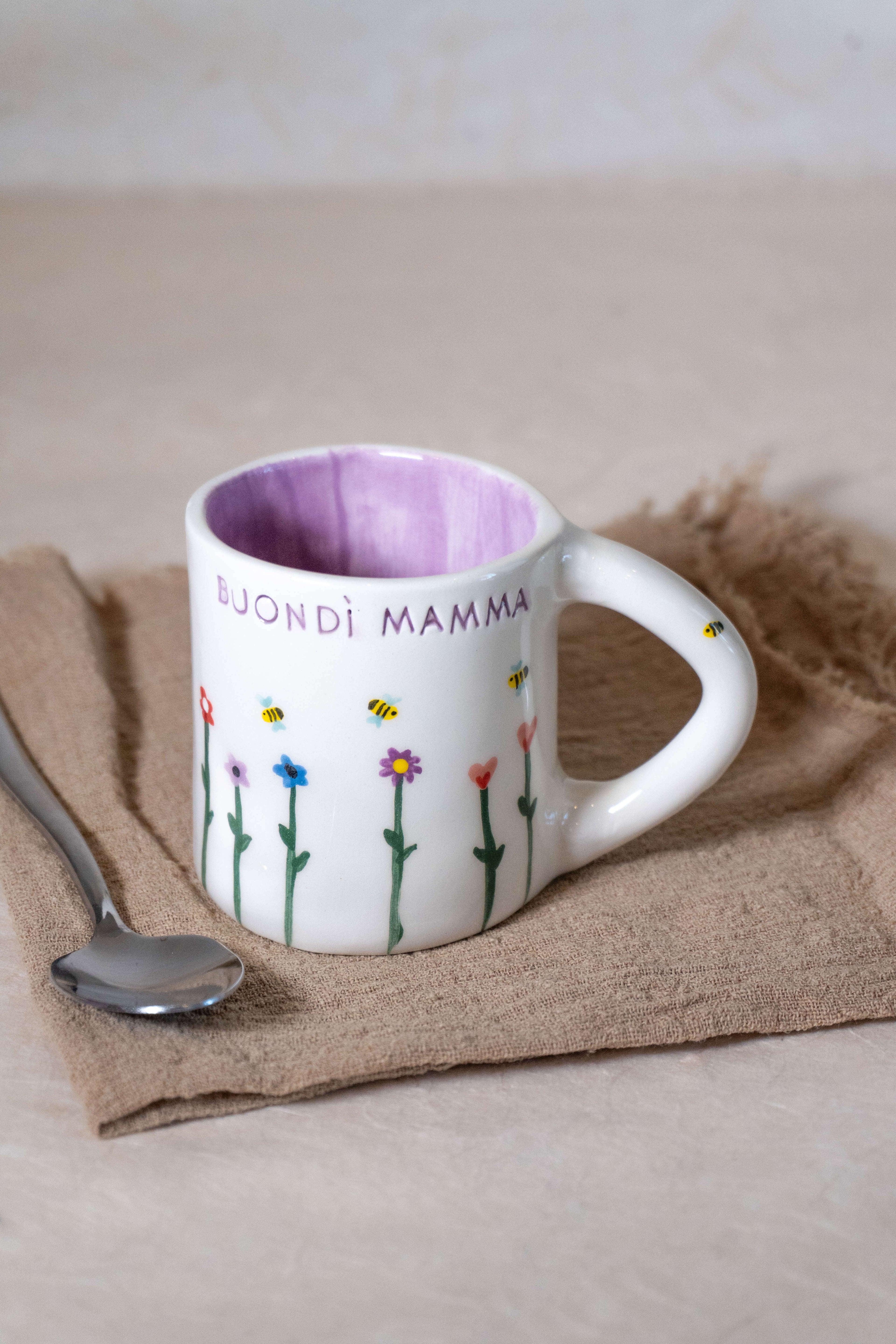 Tazzina da macchiato GIARDINO FIORITO - Buondì mamma