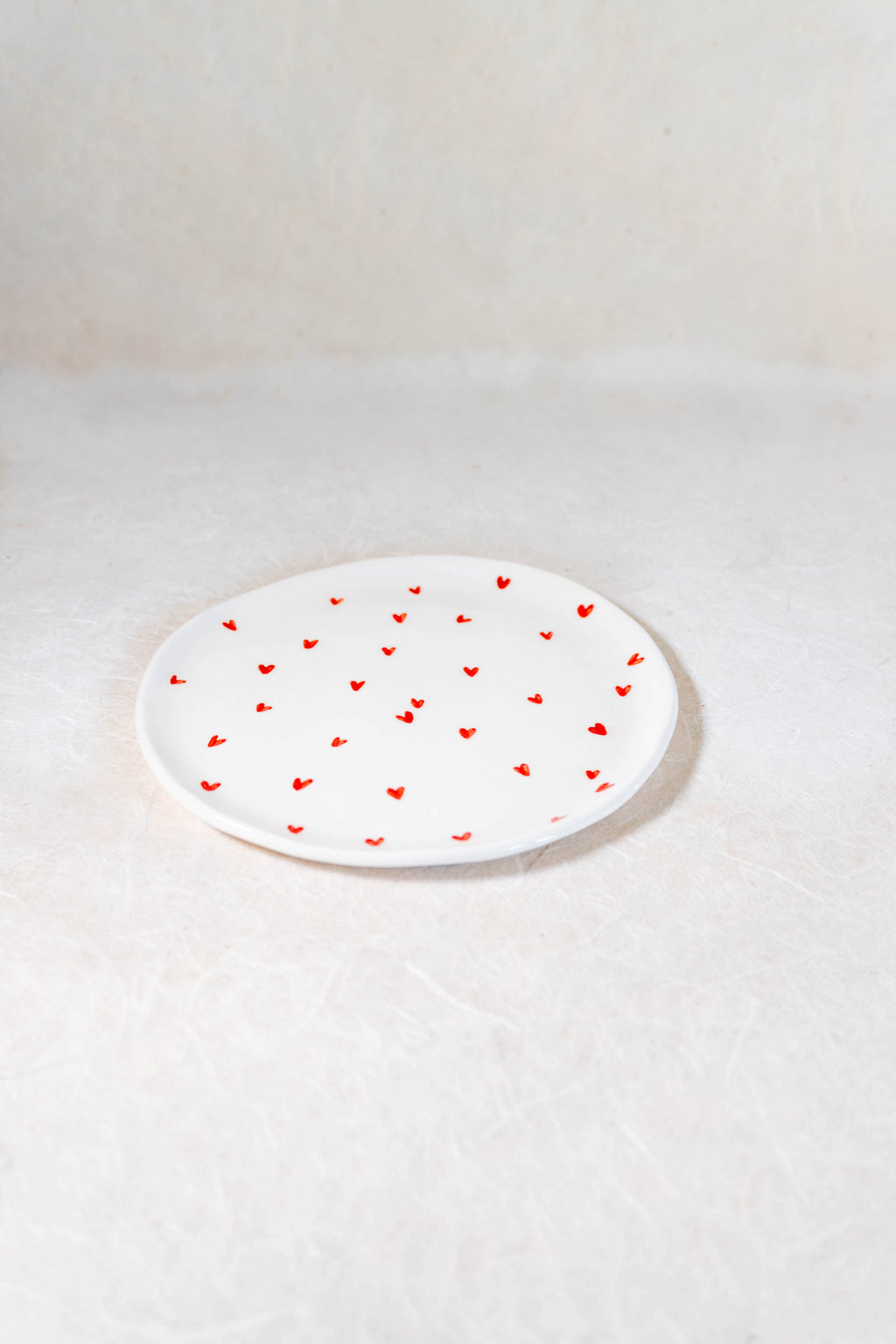 Piattino 13,5cm CUORI ROSSI