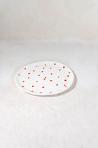 Piattino 13,5cm CUORI ROSSI