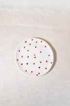 Piattino 13,5cm CUORI ROSSI