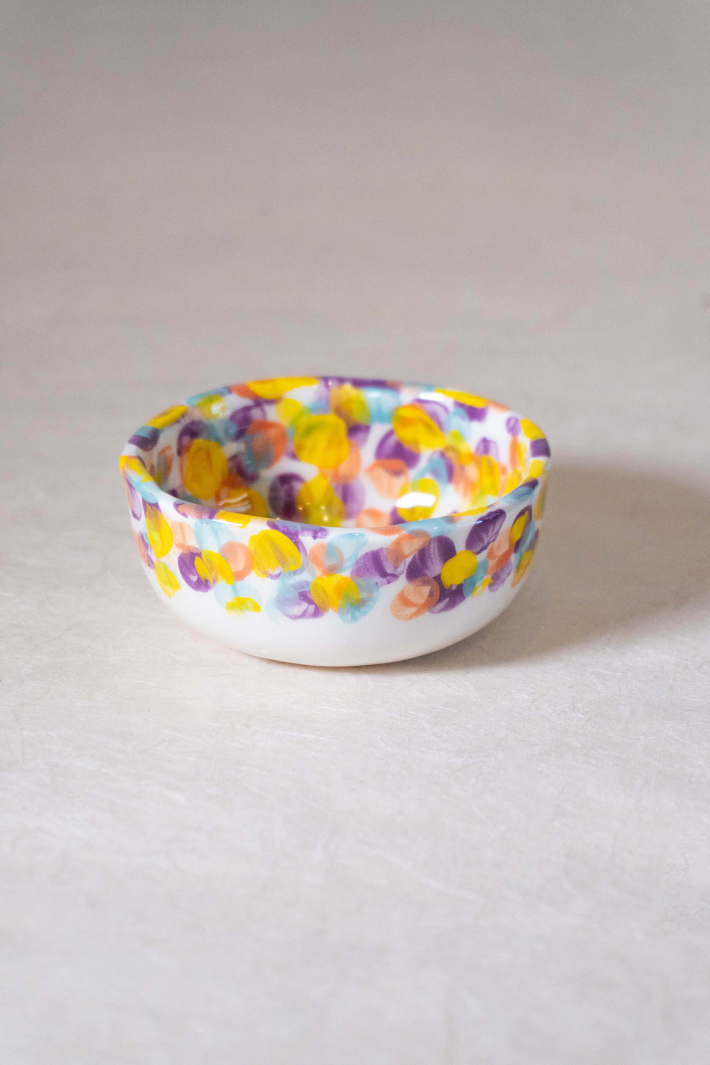 Ciotole con PENNELLATE MULTI COLOR