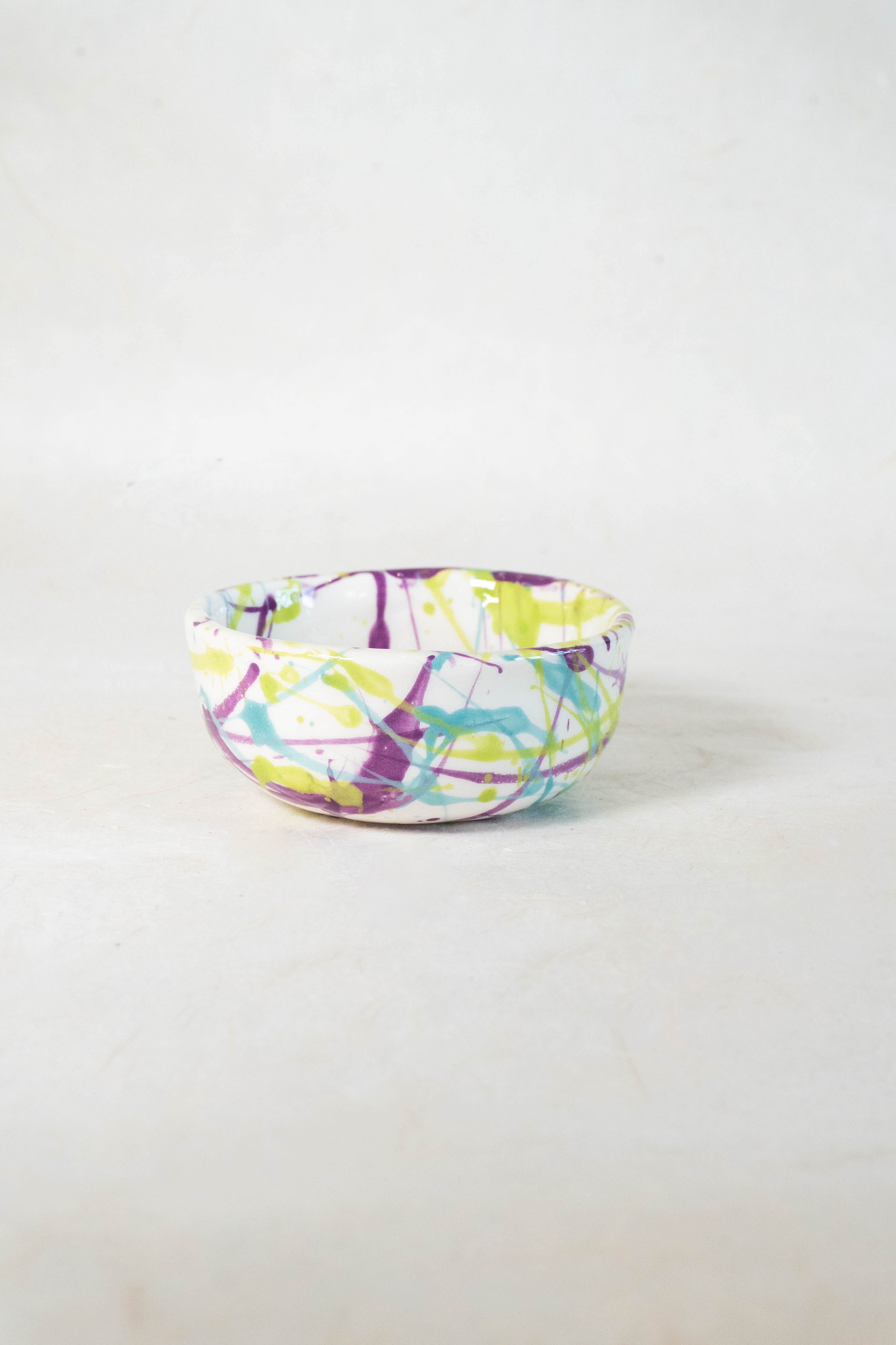 Ciotole POLLOCK - turchese, lime, viola