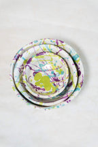 Ciotole POLLOCK - turchese, lime, viola