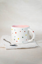 Tazza da latte fiorellini