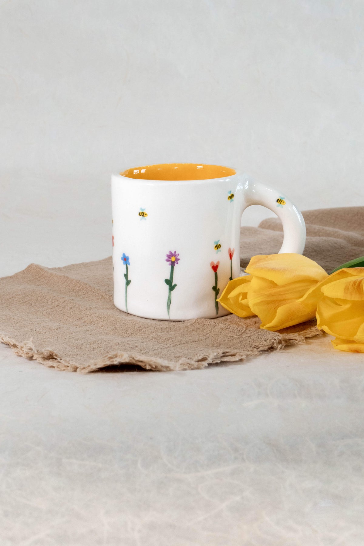 Tazzina da caffè macchiato GIARDINO FIORITO