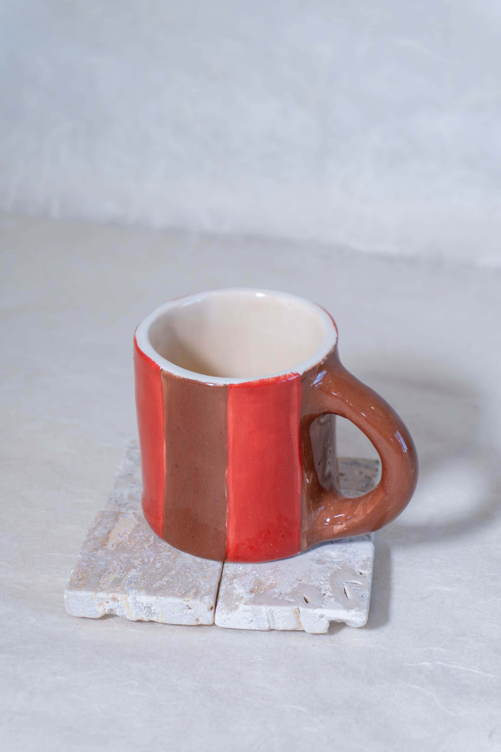 Tazzina macchiato a RIGHE