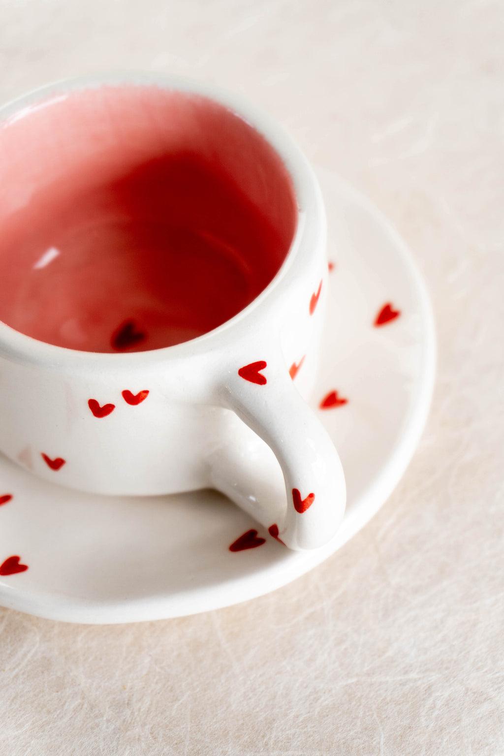 Tazzina espresso CUORI ROSSI e NERI