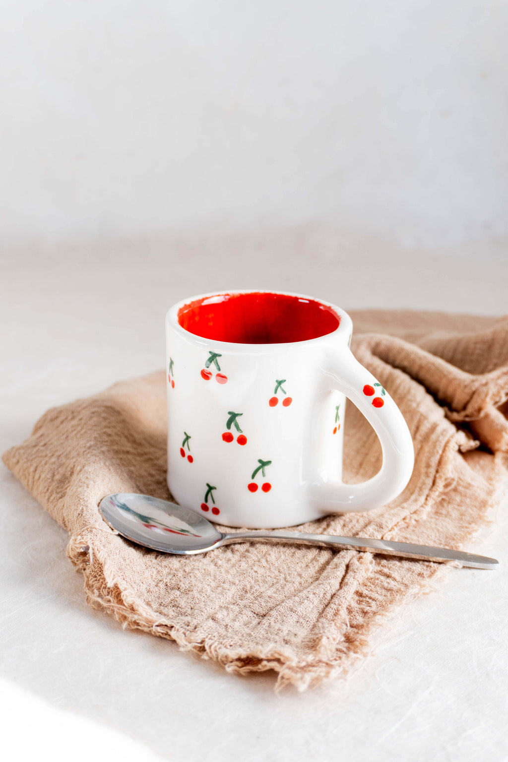 Tazzina da caffè macchiato CILIEGIE