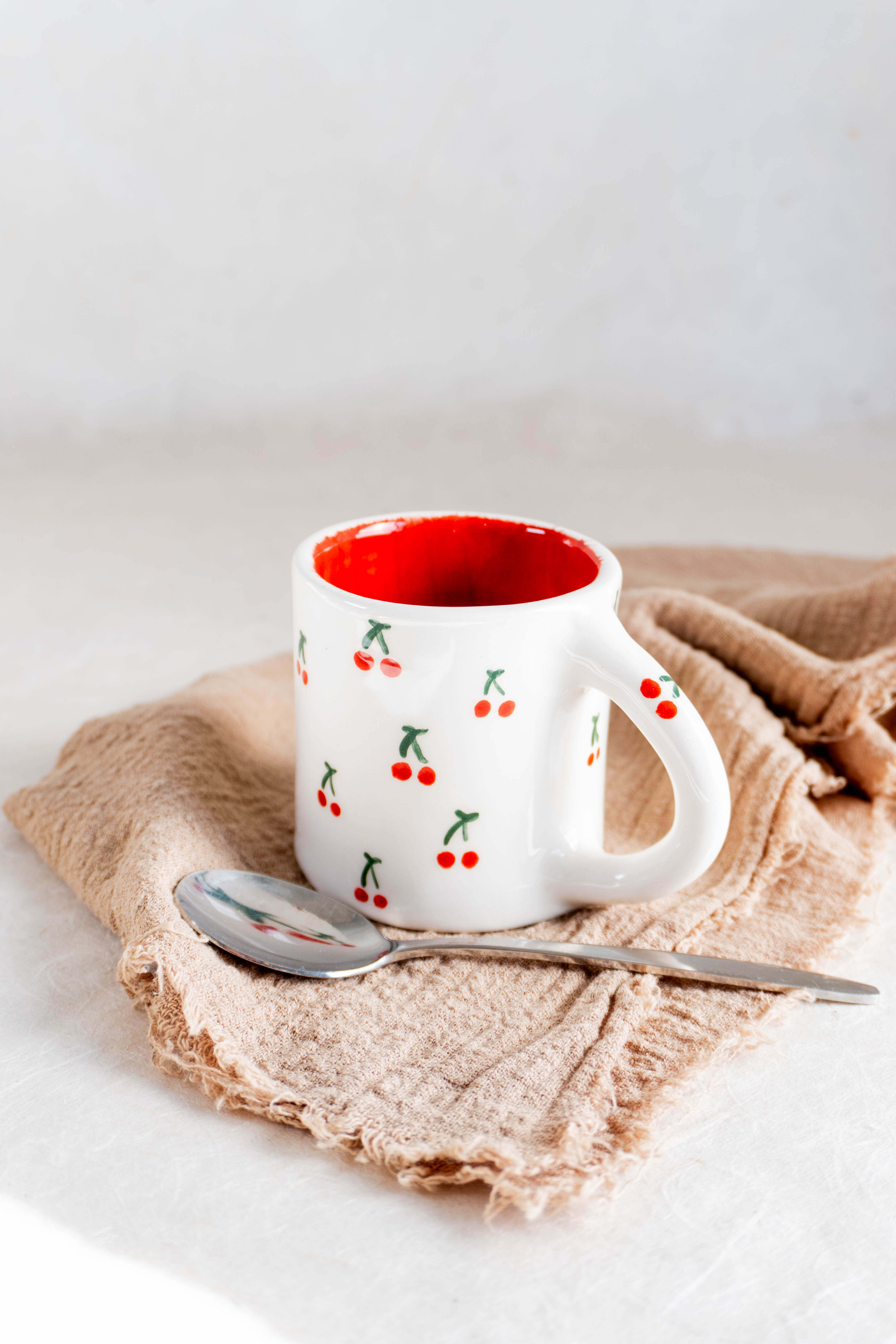 Tazzina da caffè macchiato CILIEGIE