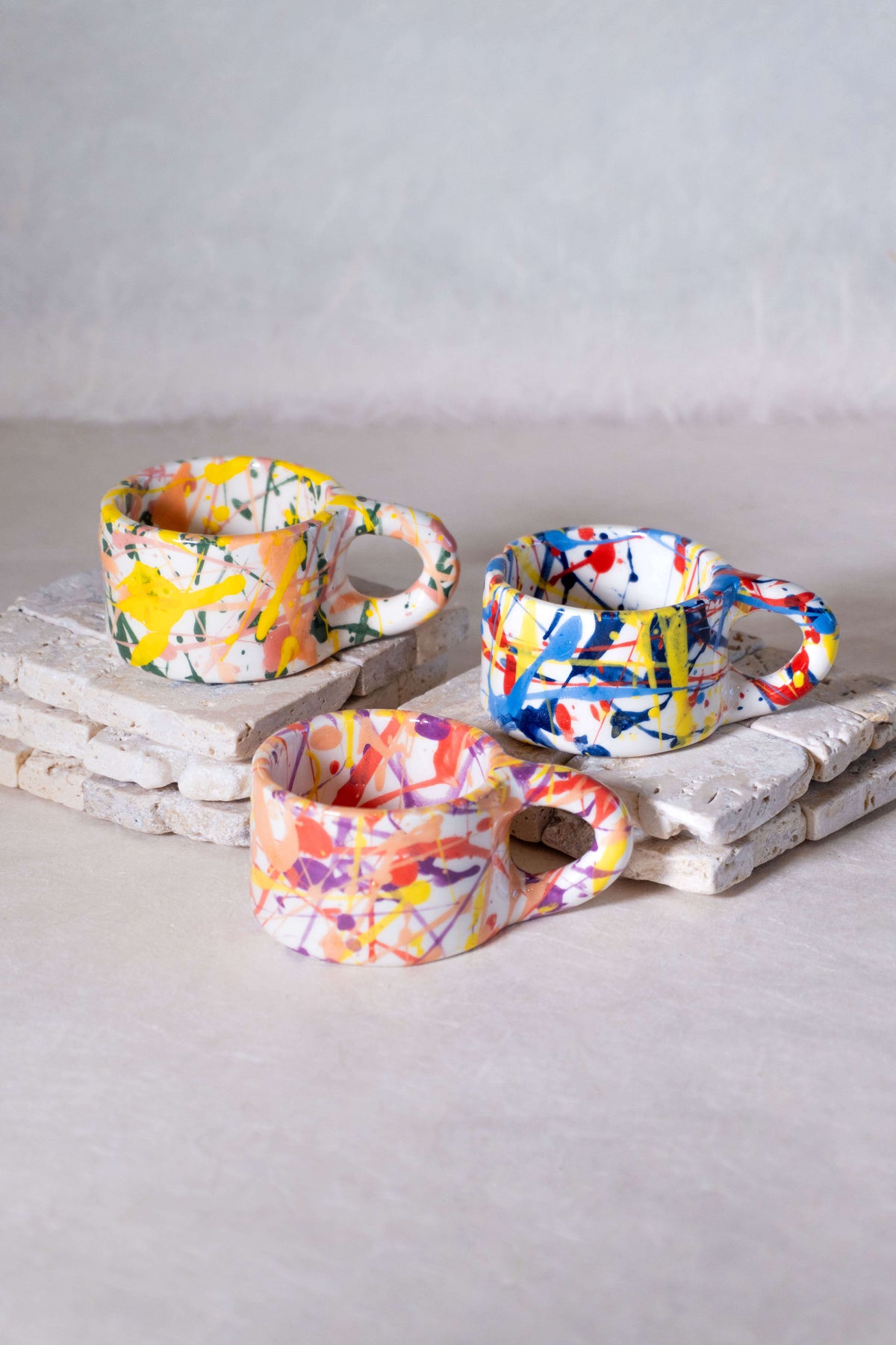 Tazzina espresso POLLOCK - colori vari